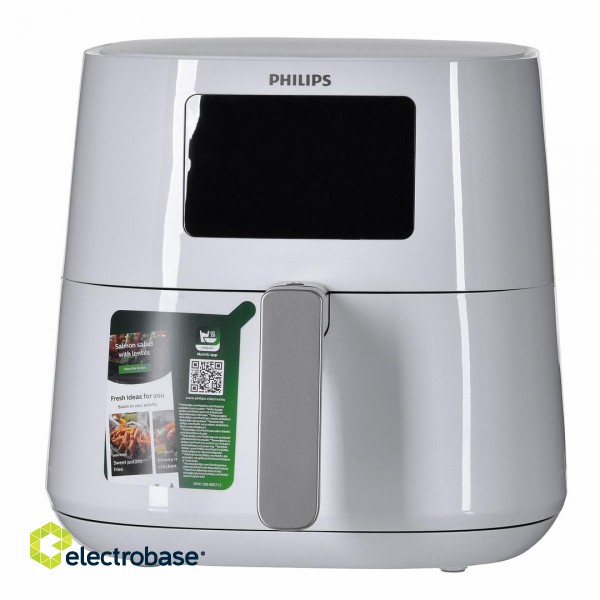 Philips Essential HD9280/30 fryer Single 6.2 L Stand-alone 2000 W Hot air fryer White image 2