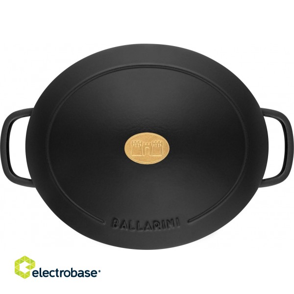 BALLARINI BELLAMONTE oval cast iron pot 75003-546-0 - 5.5 ltr black image 4