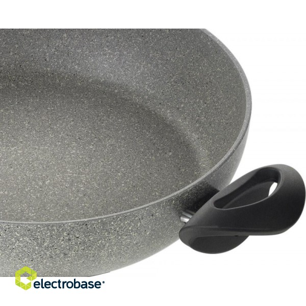 BALLARINI Ferrara deep frying pan with 2 handles granite 24 cm FERG3K0.24D image 3