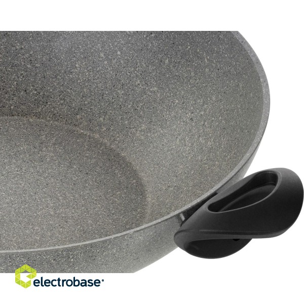 BALLARINI Ferrara Wok frying pan with 2 granite handles 36 cm FERR8KD.36D image 1