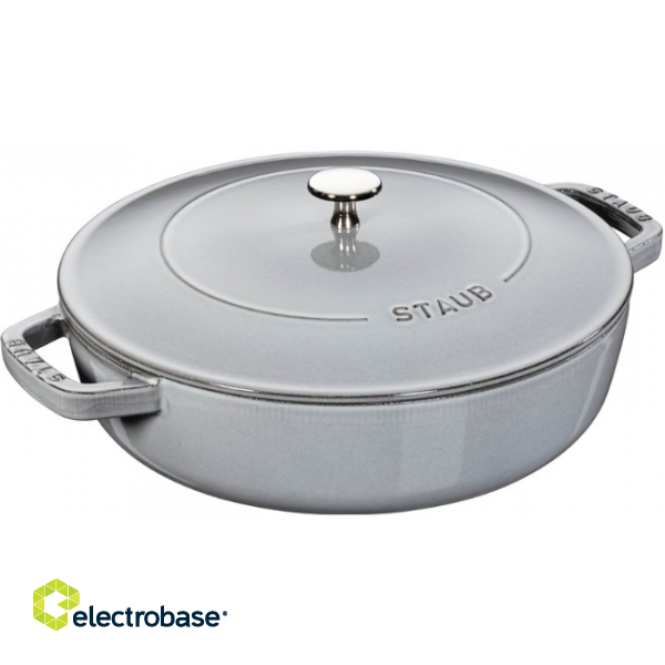 Deep frying pan with lid STAUB 28 cm 40511-470-0 фото 1