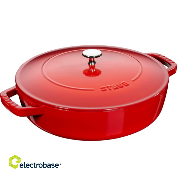 Deep frying pan with lid STAUB 28 cm 40511-474-0 image 1