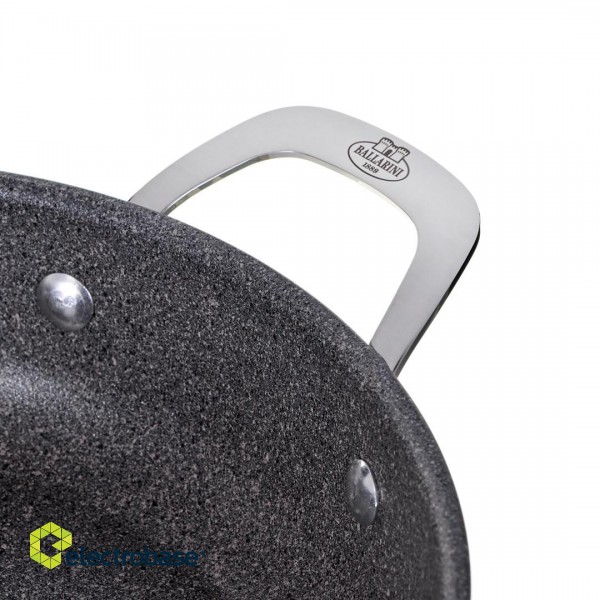 Induction deep frying pan with 2 handles BALLARINI Salina Granitium 24 cm 75002-811-0 image 5