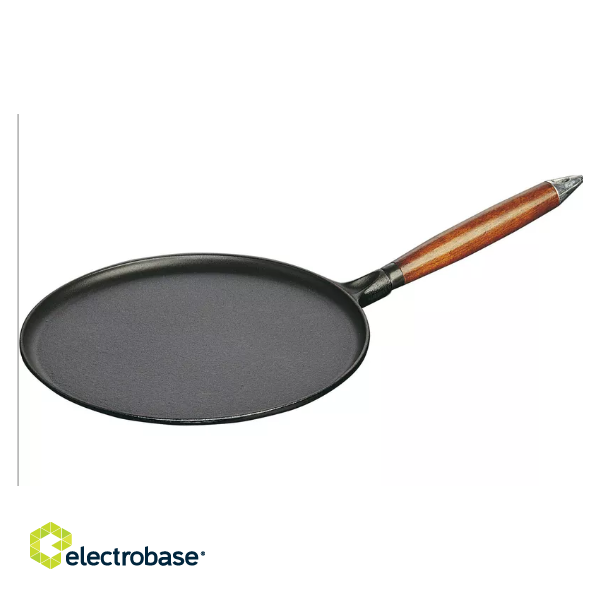 STAUB cast iron frying pan with wooden handle 40509-525-0 - 28 cm image 1