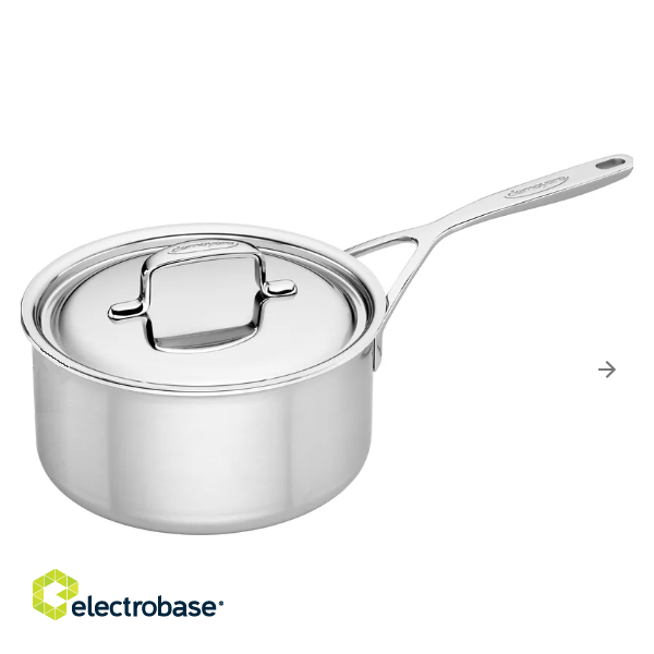 Steel saucepan with lid DEMEYERE 5-PLUS 3l image 2