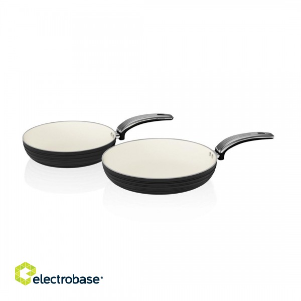 SWAN FRYING PANS 2 PCS RETRO SWPS2010BN image 1