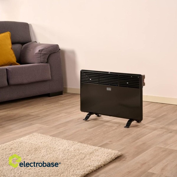 Black+Decker BXCSH1200E convector wall heater image 3