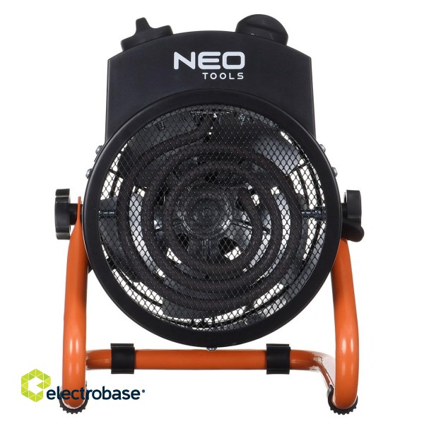 NEO TOOLS 90-067 electric space heater Stainless steel 2000 W IPX4 Black image 2