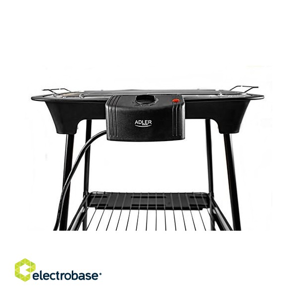 Adler AD 6602 Grill Tabletop Electric Black 2000 W image 4