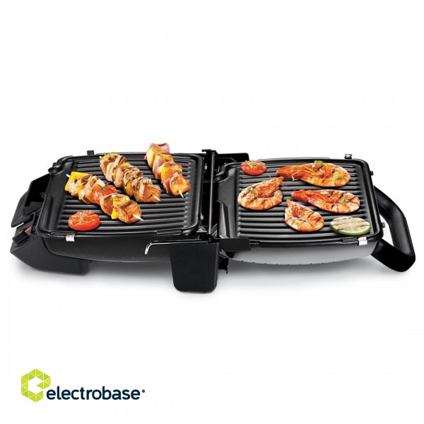 TEFAL UltraCompact GC305012 Electric Grill, 2000 W, Stainless Steel/Black фото 4