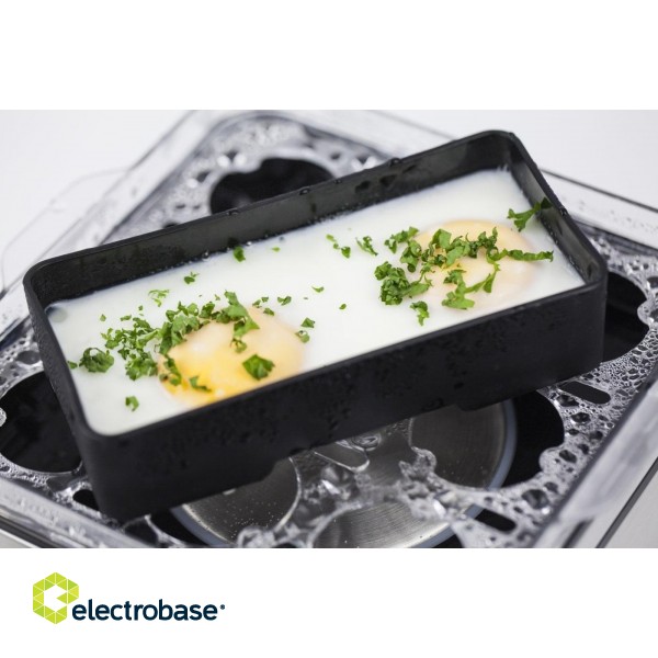 Caso E9 egg cooker 8 egg(s) 400 W Stainless steel, Transparent paveikslėlis 5