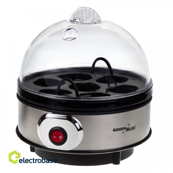 GreenBlue automatic egg cooker, 400W power, up to 7 eggs, measuring cup, 220-240V~, 50 Hz, GB572 image 1