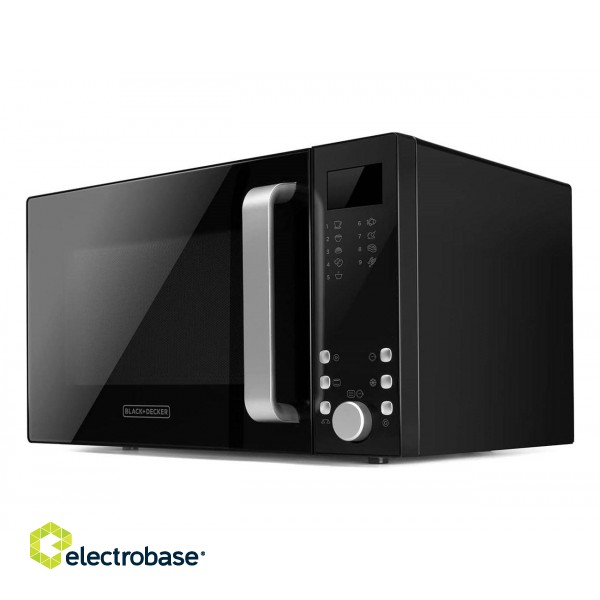 Microwave with grill Black+Decker BXMZ900E (900W; 23l; black) фото 1