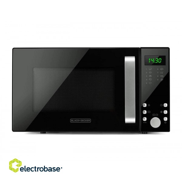 Microwave with grill Black+Decker BXMZ900E (900W; 23l; black) фото 2