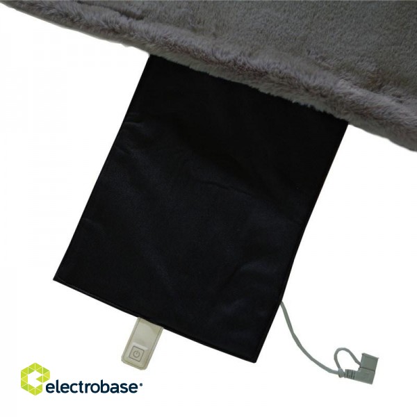 Glovii GB2G electric blanket Electric heated wrap 9 W Grey Polyester paveikslėlis 4