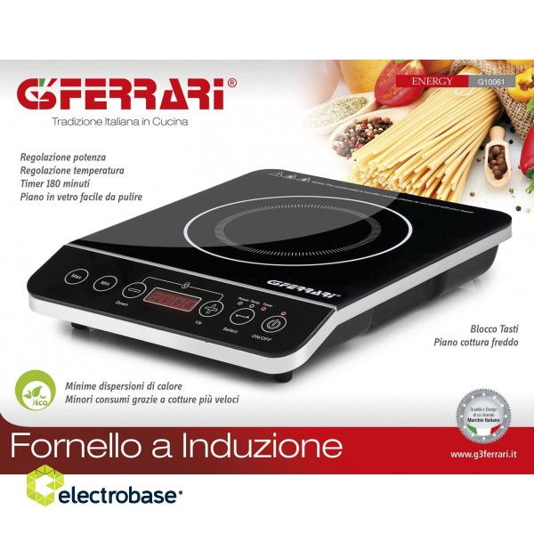 G3 Ferrari G10061 hob Black Countertop 29 cm Zone induction hob 1 zone(s) фото 3