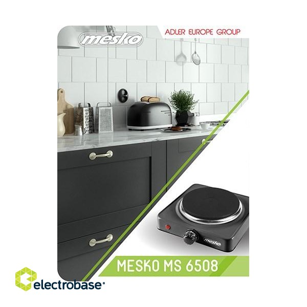 Mesko Home MS 6508 hob Black Countertop Sealed plate 1 zone(s) фото 7