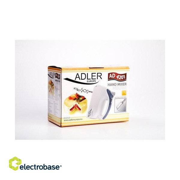 Adler AD 4201 g Hand mixer Grey,White 300 W image 7