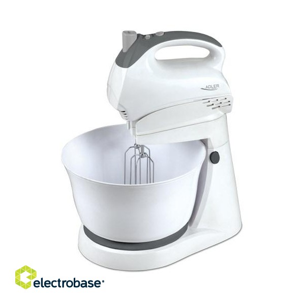 Adler AD 4202 Stand mixer White 300 W paveikslėlis 1