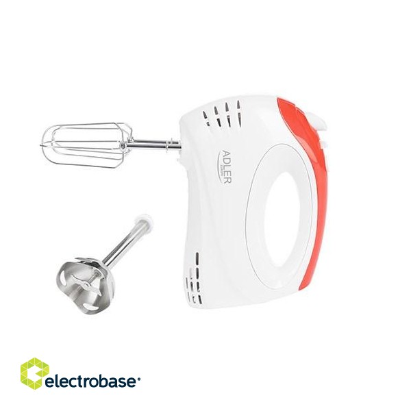 Adler AD 4212 mixer Hand mixer Red,White image 1