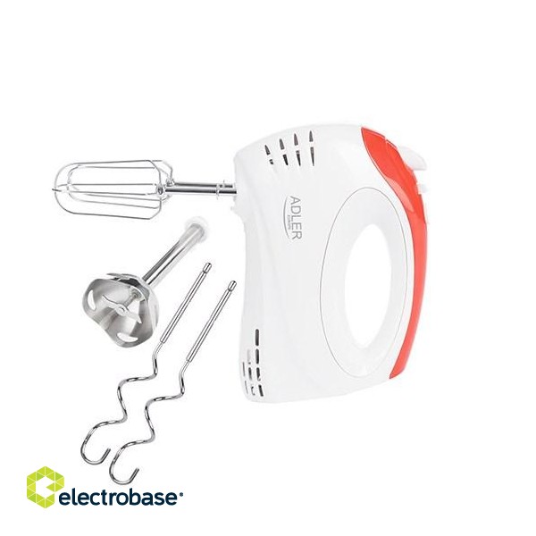 Adler AD 4212 mixer Hand mixer Red,White image 6