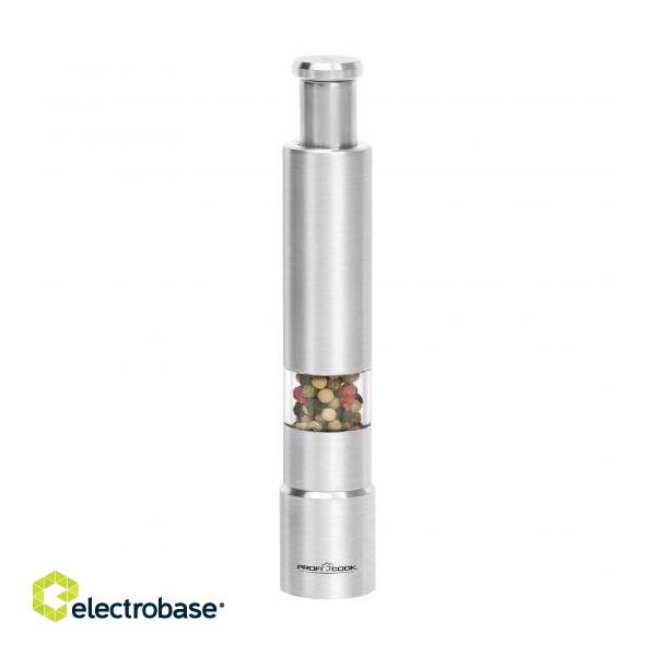 ProfiCook PC-PSM 1160 Salt & pepper grinder set Stainless steel, Transparent image 2