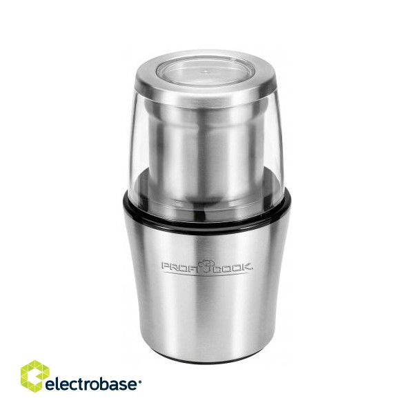 Clatronic PC-KSW 1021 coffee grinder 200 W Stainless steel paveikslėlis 1