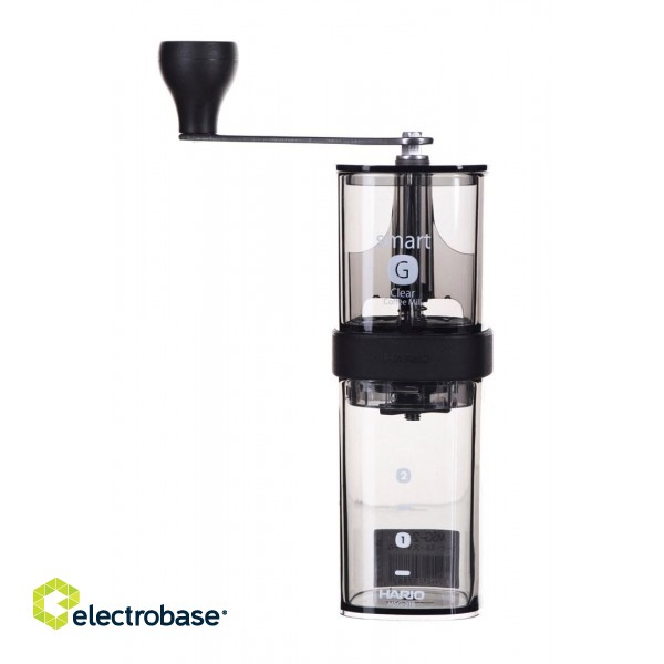Hario MSG-2-TB coffee grinder Burr grinder Black,Transparent image 1