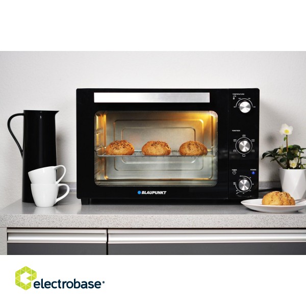 Blaupunkt EOM601 oven Black, Stainless steel фото 3