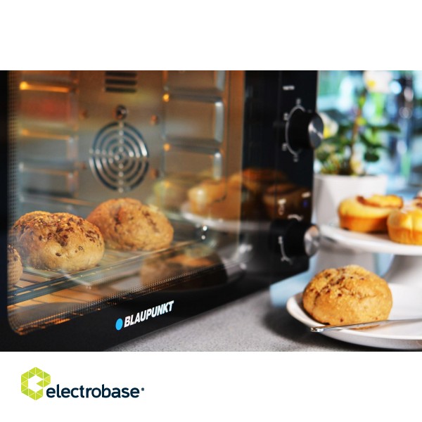 Blaupunkt EOM601 oven Black, Stainless steel фото 4