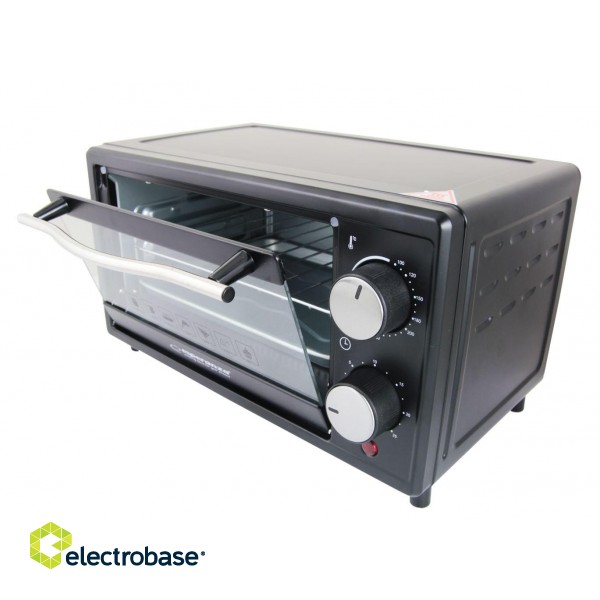 Esperanza EKO004 toaster oven 10 L 900 W Black Grill paveikslėlis 4