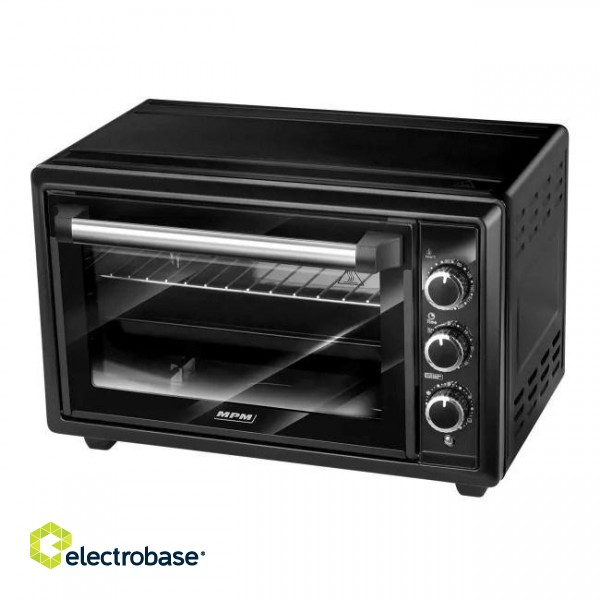 MPM MPE-28/T - Electric Oven with Thermo-circulation System, black image 3
