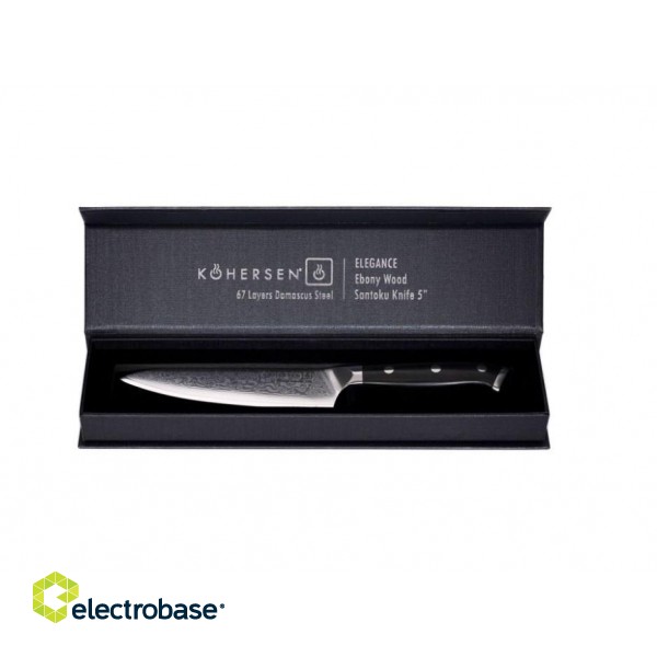 Kohersen Elegance Ebony Wood Universal Knife 12.7 cm image 10