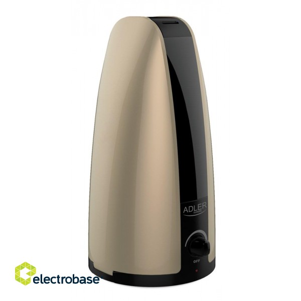 Adler AD 7954 humidifier 1 L Black, Gold 18 W image 1