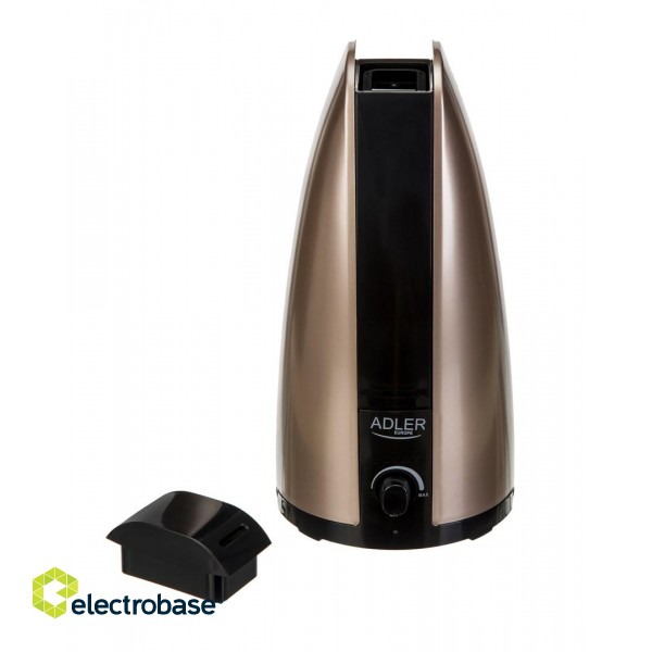 Adler AD 7954 humidifier 1 L Black, Gold 18 W image 5