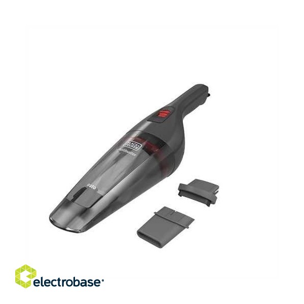 Black & Decker NVB12AVA-XJ handheld vacuum Grey, Red Bagless image 1