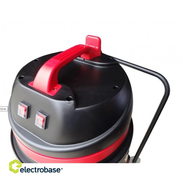 Wet & Dry Vacuum Cleaner Nilfisk Viper LSU255-EU 2 motors 55 l Black, Red, Stainless Steel image 2
