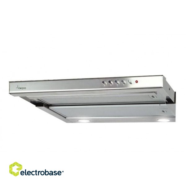 Akpo WK-7 Light 50 cooker hood Semi built-in (pull out) Stainless steel image 2