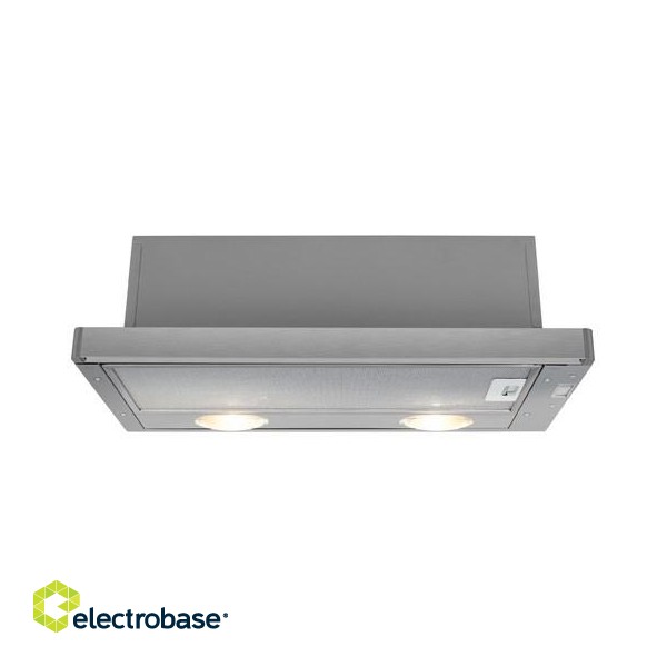 Beko HNT61210X cooker hood 280 m³/h Semi built-in (pull out) Stainless steel image 1