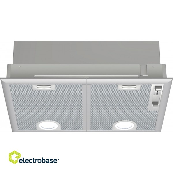 Bosch Serie 4 DHL555BL cooker hood Built-in Silver 590 m³/h C image 1