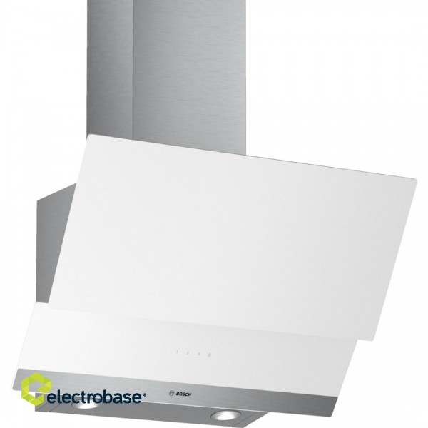 Bosch Serie 4 DWK065G20 cooker hood 530 m³/h Wall-mounted Stainless steel фото 1