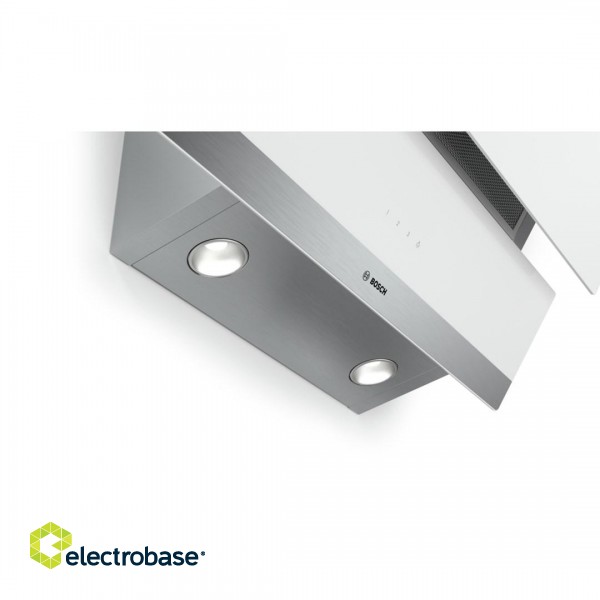 Bosch Serie 4 DWK065G20 cooker hood 530 m³/h Wall-mounted Stainless steel image 2