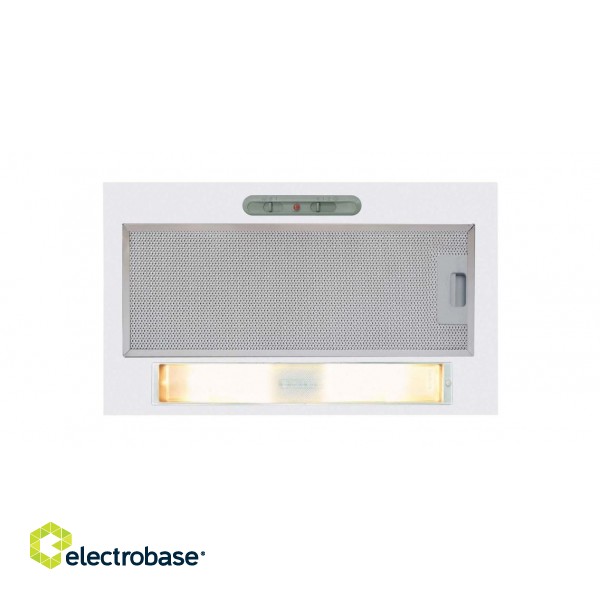 CATA Hood G-45 WH Canopy Energy efficiency class D Width 51 cm 390 m3/h Slider control LED White image 1