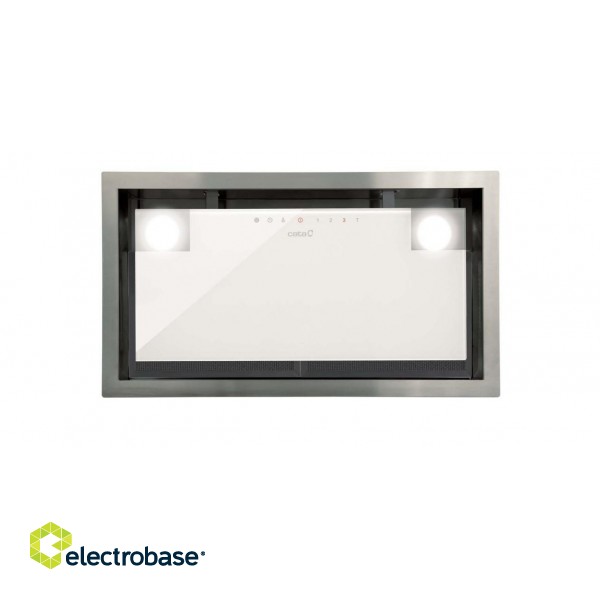 CATA Hood GC DUAL A 45 XGWH Canopy, Energy efficiency class A, Width 45 cm, 820 m3/h, Touch control, LED, White glass