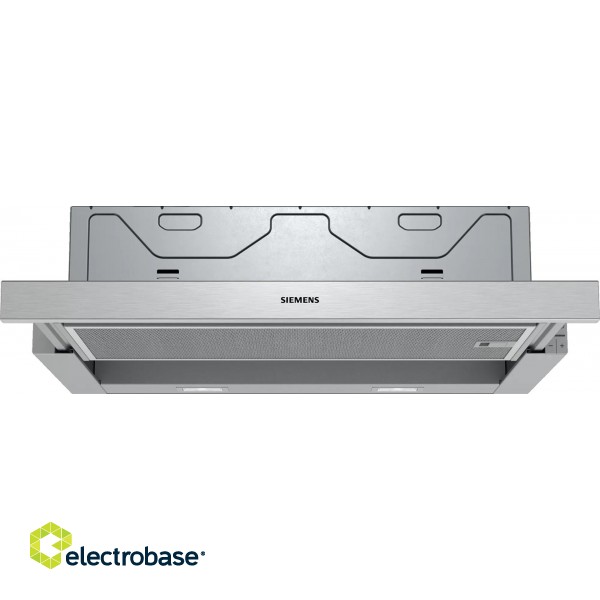 Siemens iQ300 LI64MA531 cooker hood Semi built-in (pull out) Stainless steel 400 m³/h A