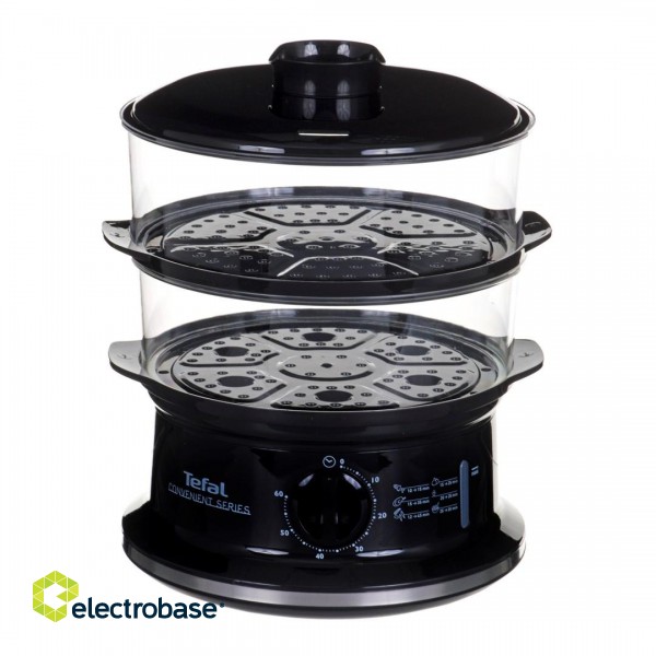 Tefal VC140135 steam cooker 2 basket(s) Black Freestanding 900 W фото 1
