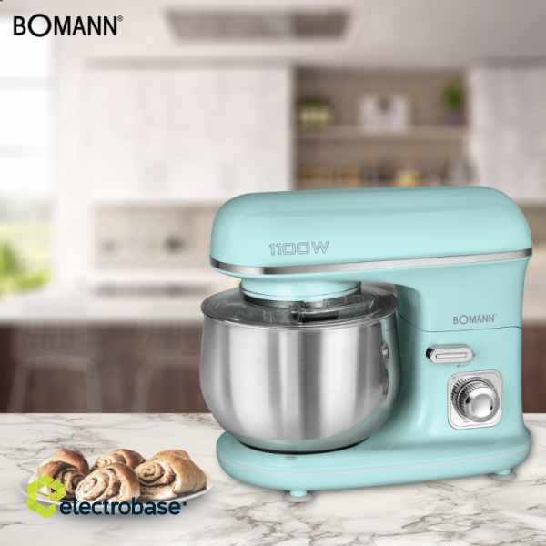 Bomann KM 6030 CB food processor 1100 W 5 L Mint colour image 6