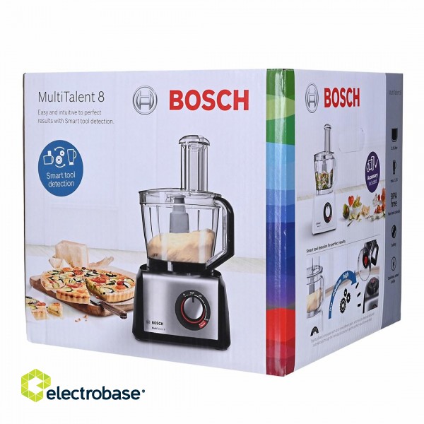 Bosch MC812M865 food processor 1250 W 3.9 L Black, Stainless steel image 10