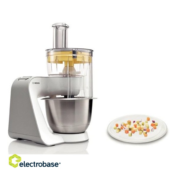 Bosch Styline food processor 900 W 3.9 L Stainless steel, White image 5