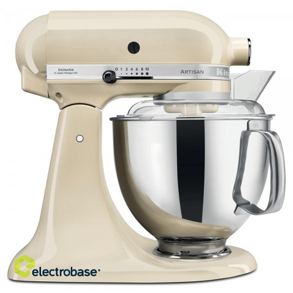 KitchenAid Artisan food processor 300 W 4.8 L Cream paveikslėlis 1